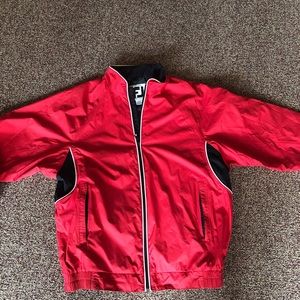 Men's Red Footjoy Dryjoys Rain Jacket